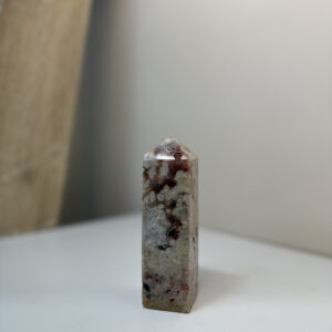 Pink Amethyst Tower (With Druzy Inclusion)
