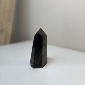 Smoky Quartz Tower (With Flash Inclusion)