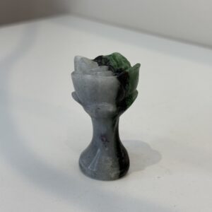 Rose Shaped Ruby In Zoisite(Anyolite)