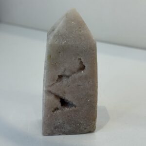 Light Pink Druzy Amethyst Tower